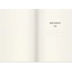 Anteckningsbok Burde DeLuxe Linjerad Brun A5