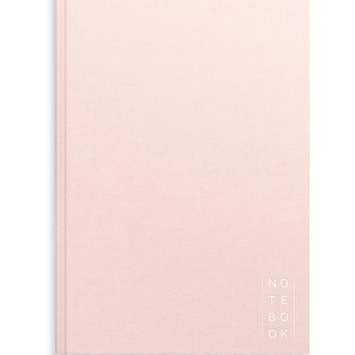Anteckningsbok Burde Linnetextil Linjerad Rosa A4