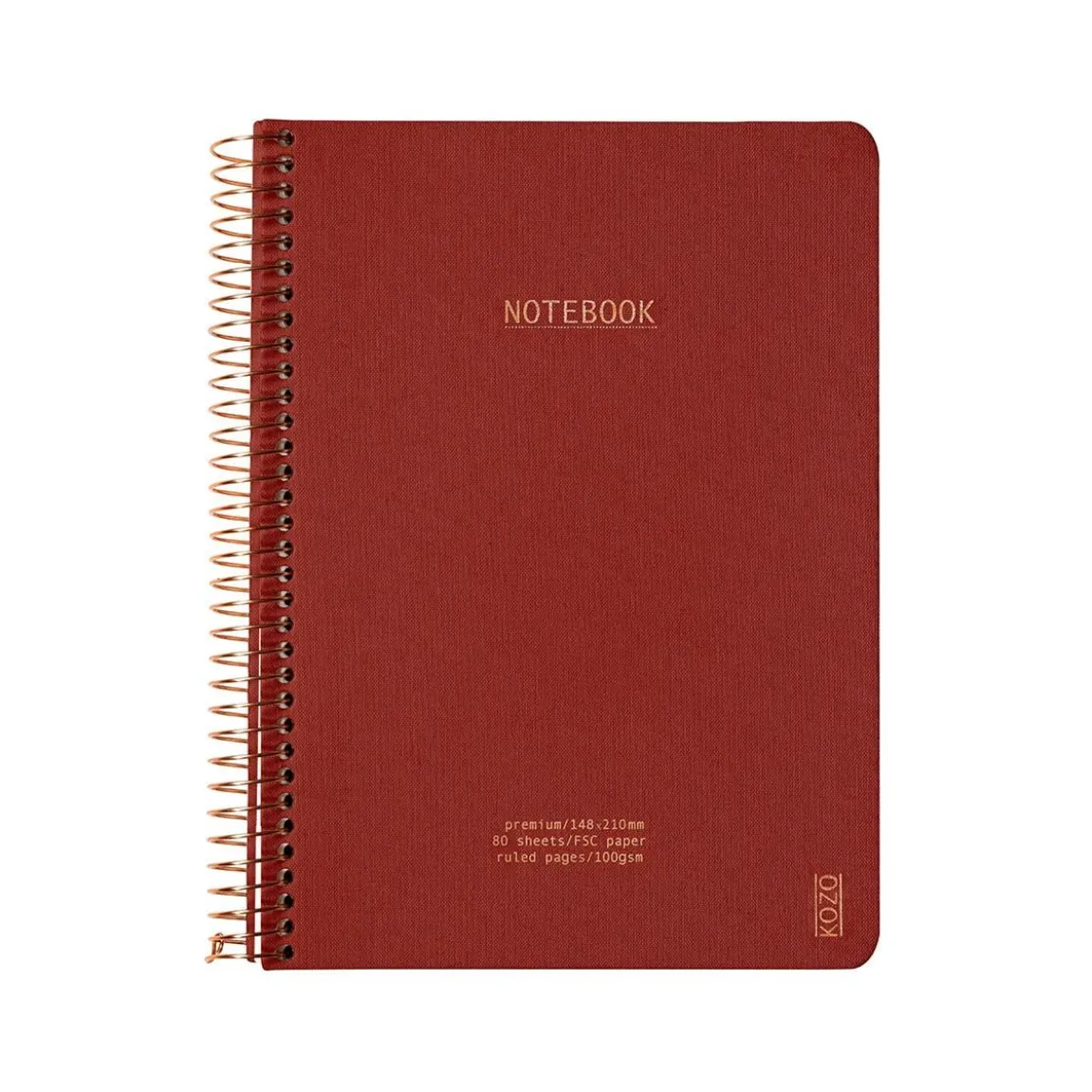 Anteckningsbok Kozo Premium Linjerad Bric A5