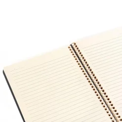 Anteckningsbok Kozo Premium Linjerad Svart A4