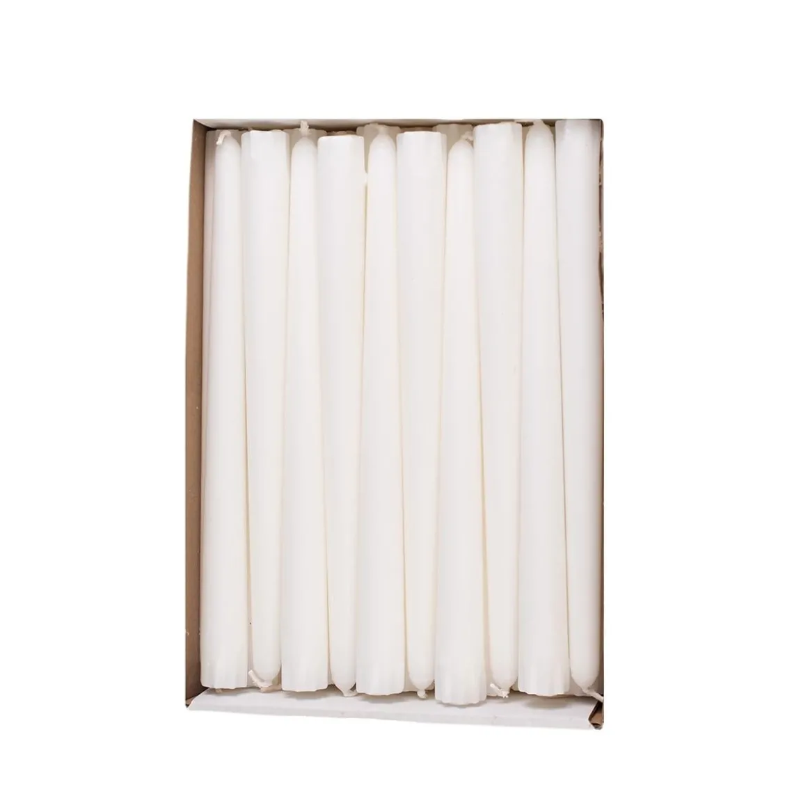 Antikljus Anton Stearin 7h Vit 25cm