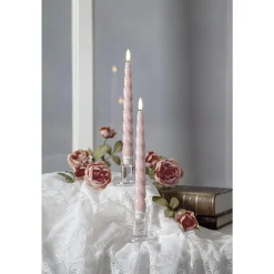 Antikljus Star Trading LED Flamme Shine Rosa