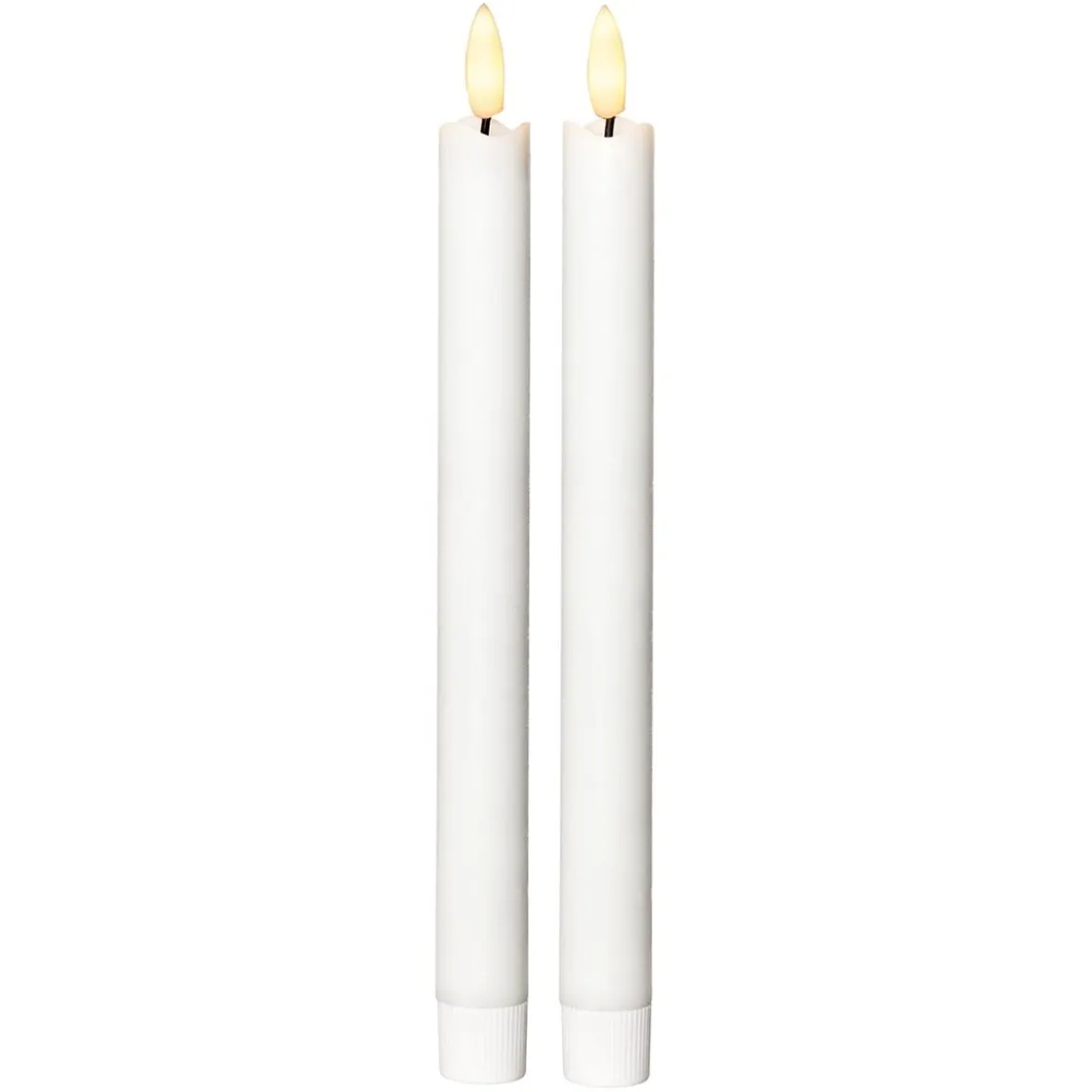 Antikljus Star Trading LED Flamme Vit 25cm