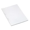 Arbetsblad Bantex 1/2 Linjerad 14,5mm/1/2 Blank Lösblad A4 70g