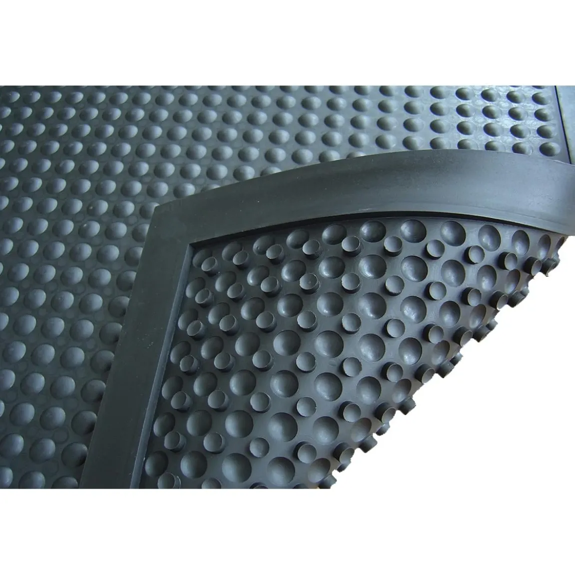 Arbetsplatsmatta Matting Yoga Bubble Svart 90x120cm