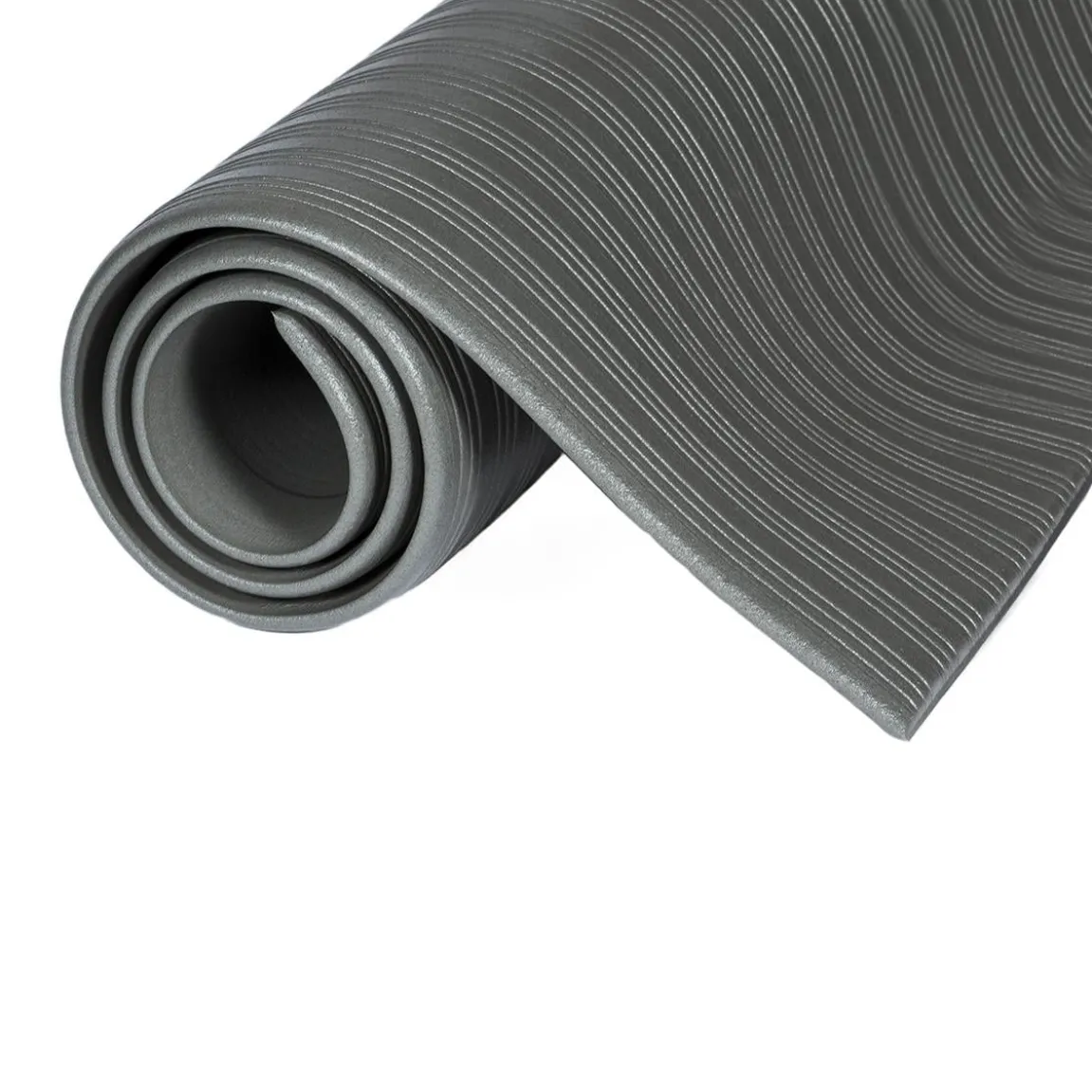 Arbetsplatsmatta Matting Yoga Retail Industri Grå 91x100cm