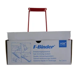 Arkivbindare Plast/Metall röd