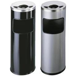 Askkopp/Papperskorg Durable Metall svart 17lit
