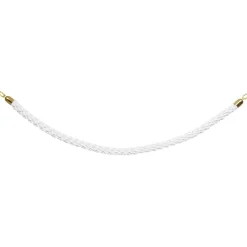 Avspärrningsrep Securit Flätat Vit/Guld 150cm