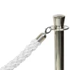 Avspärrningsrep Securit Flätat Vit/Rostfri 150cm