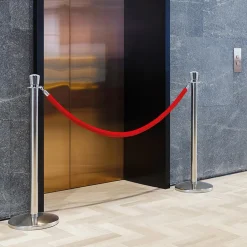 Avspärrningsstolpe Securit Budget Rostfri 100cm