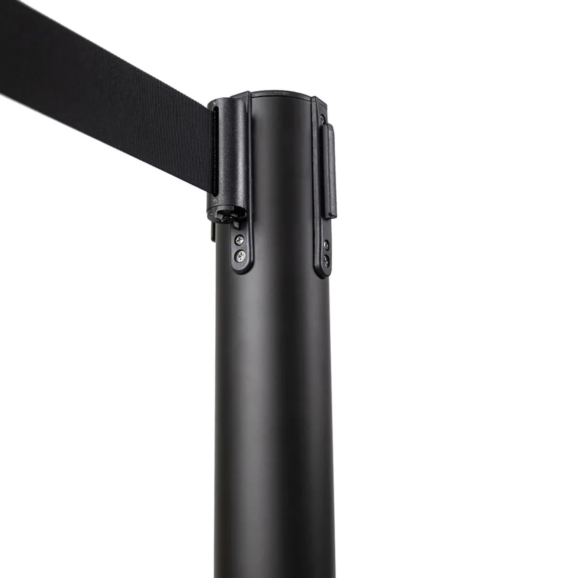 Avspärrningsstolpe Securit Ink Indragbar Rem Svart 200cm