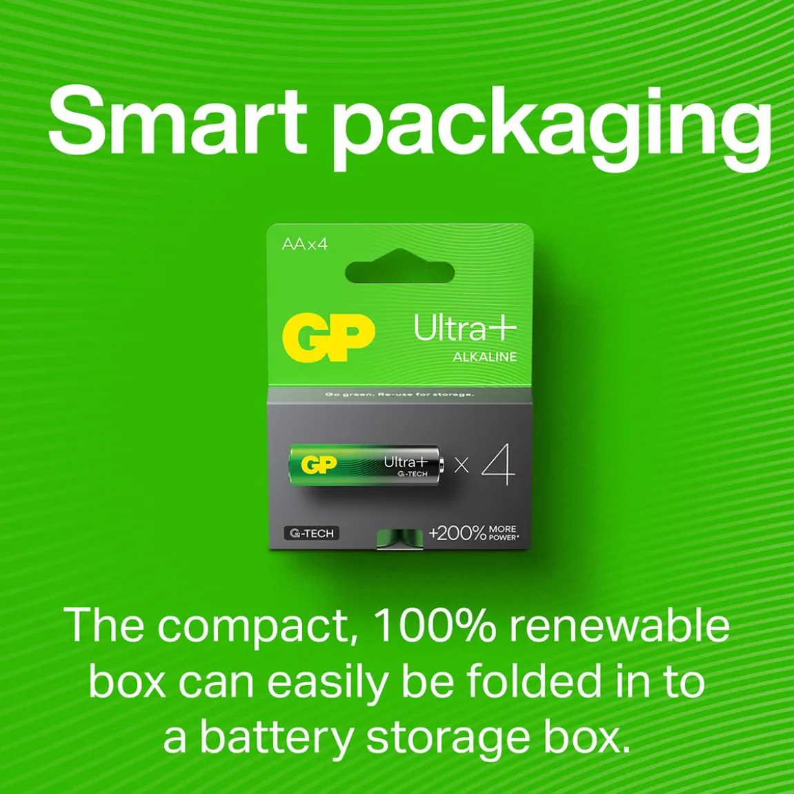Batteri GP Ultra + G-Tech Alkaline LR6 AA