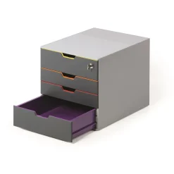 Blankettbox Durable Varicolor SAFE grå A4