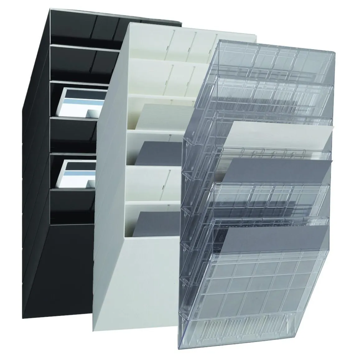 Blankettfack Durable Flexiboxx 6-fack vit A4L