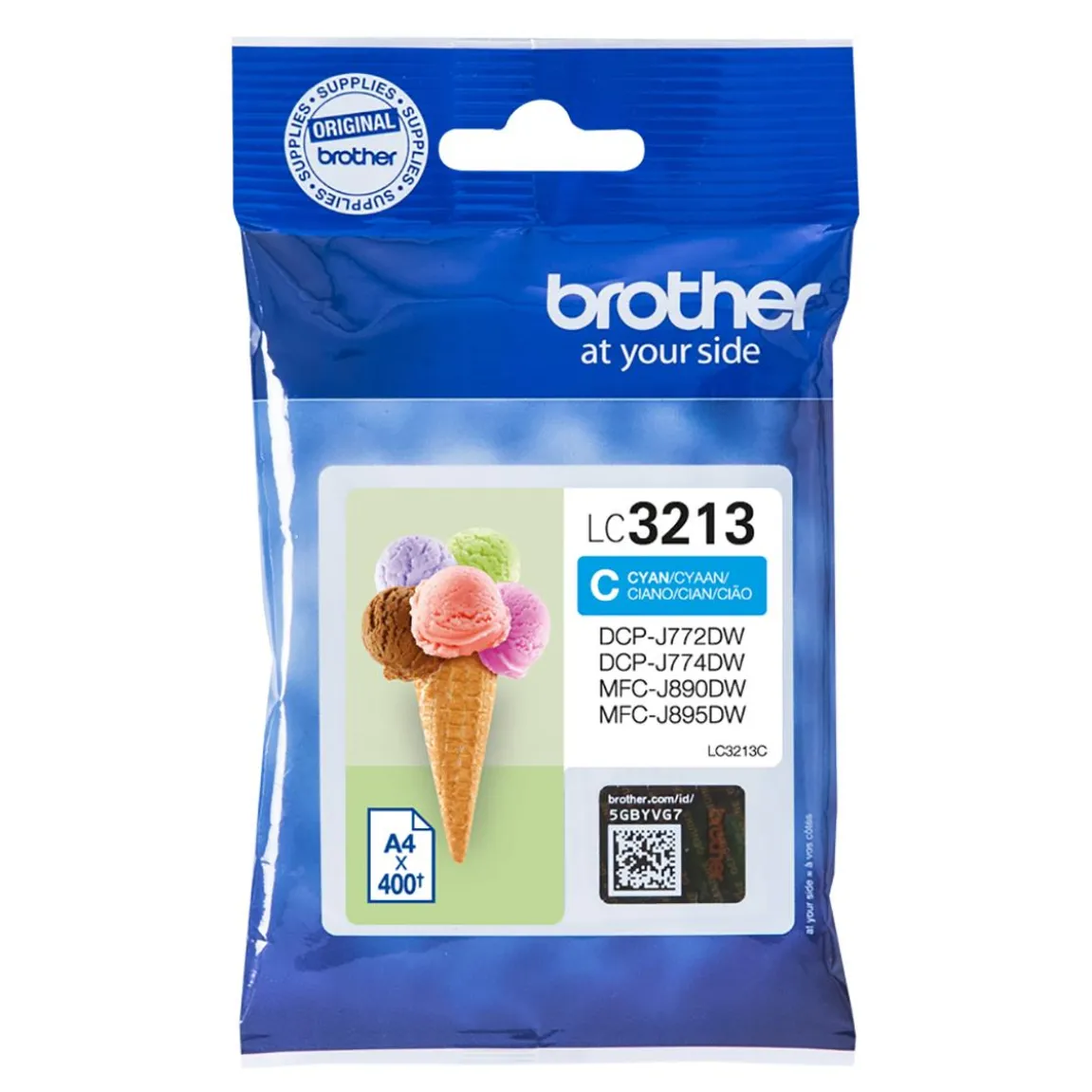 Bläckpatron Brother LC3213C Cyan
