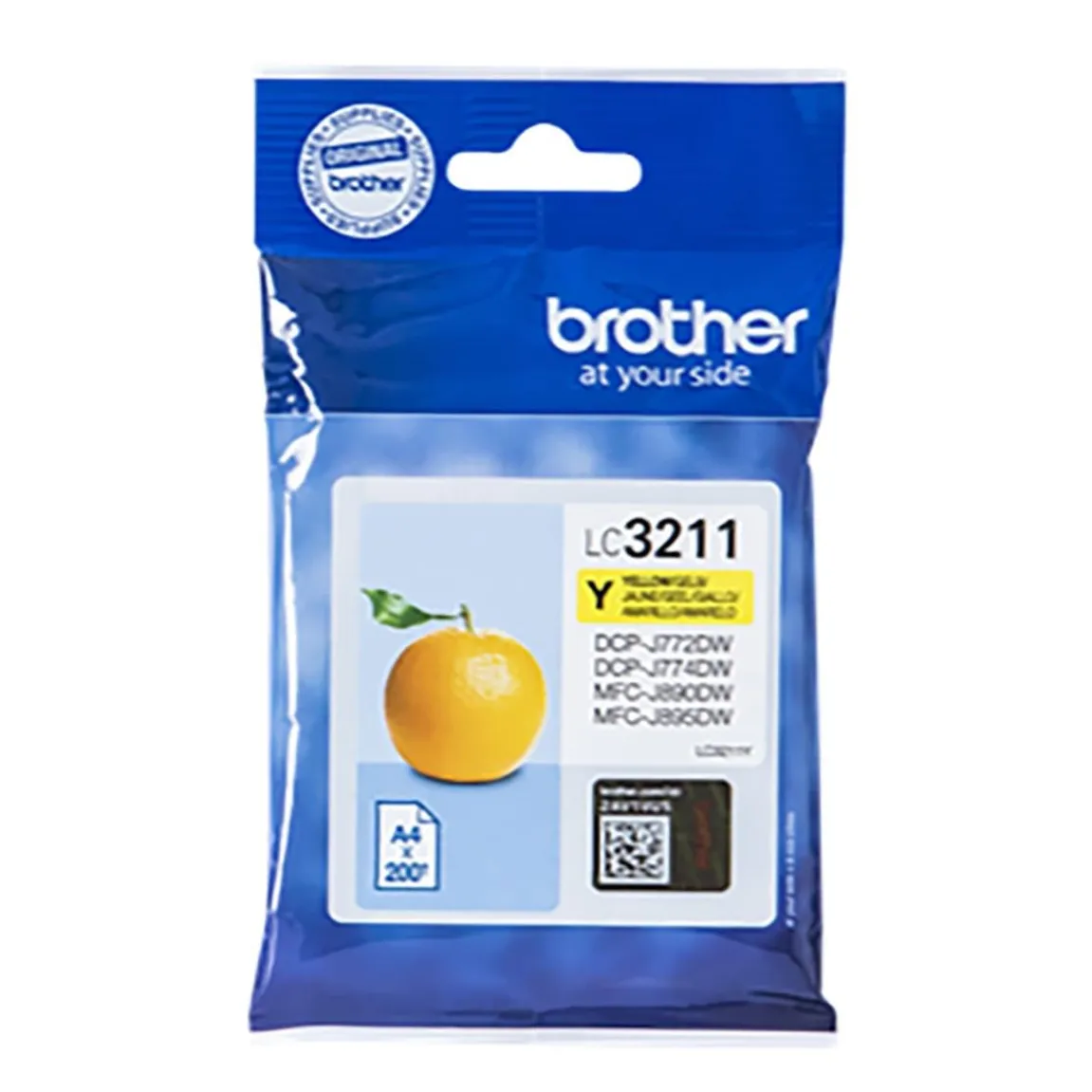 Bläckpatron Brother LC3211Y Gul