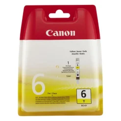 Bläckpatron Canon BCI-6Y 4708A002 Gul