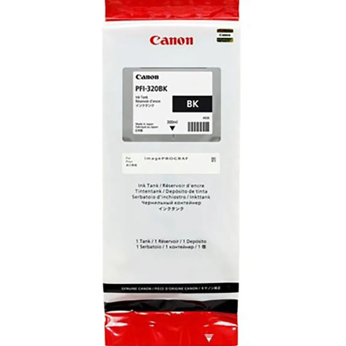 Bläckpatron Canon PFI-320BK 300ml Svart