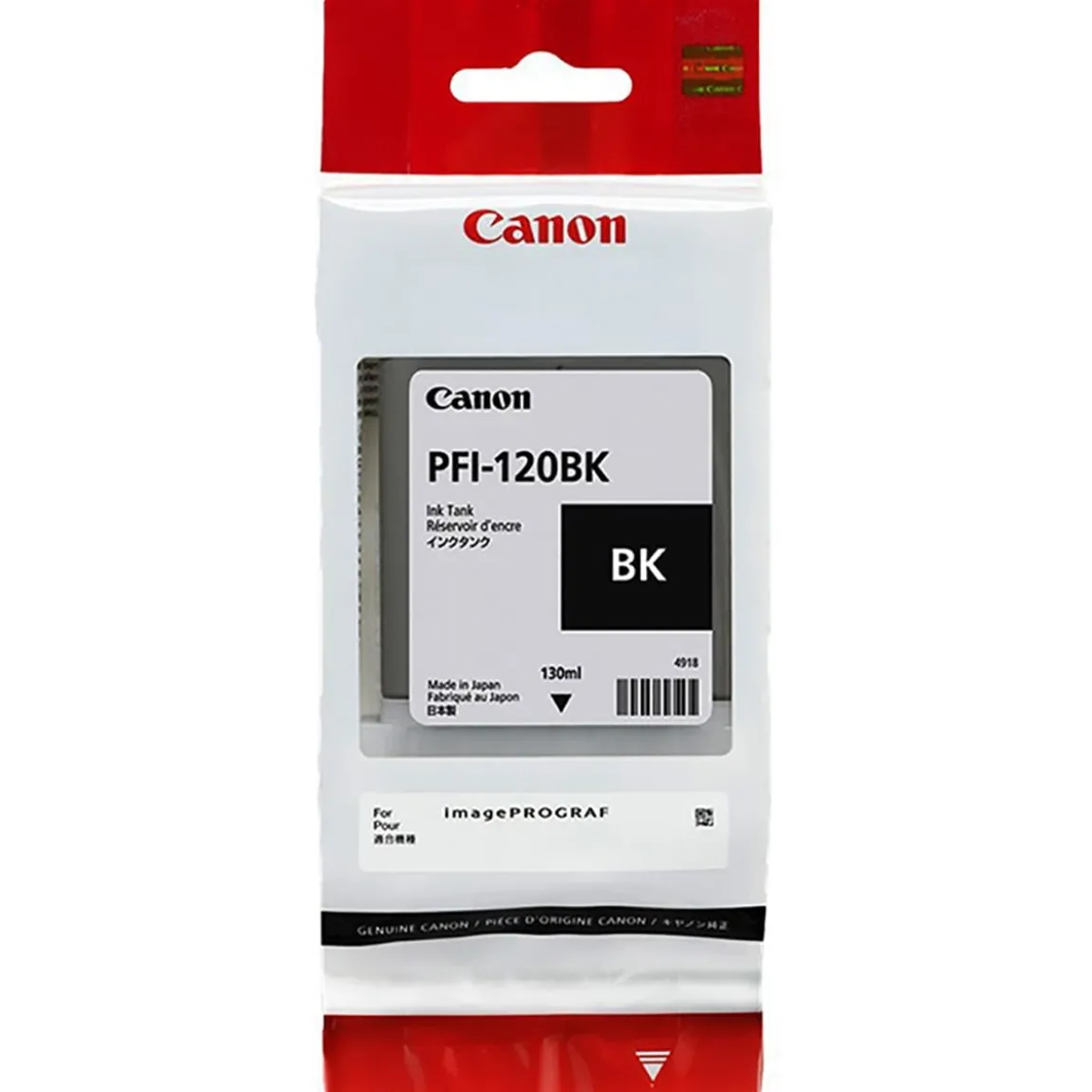 Bläckpatron Canon PFI-120BK 130ml Svart