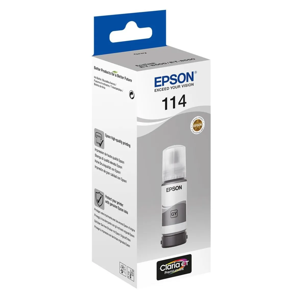Bläckpatron Epson 114 Ecotank Grå
