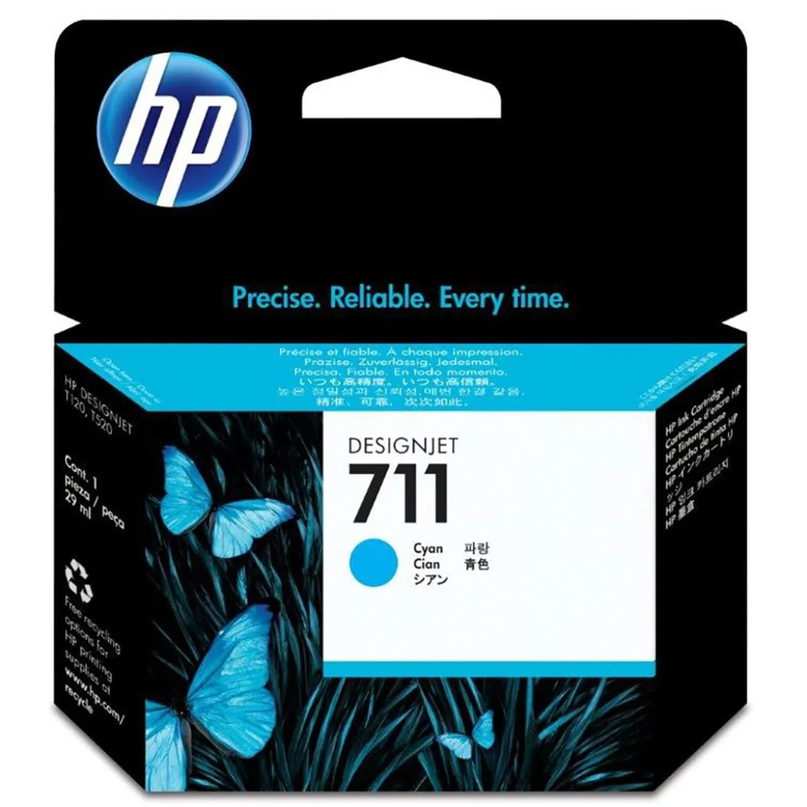 Bläckpatron HP 711 29ml CZ130A Cyan