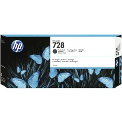 Bläckpatron HP 728 300ml Matt Svart