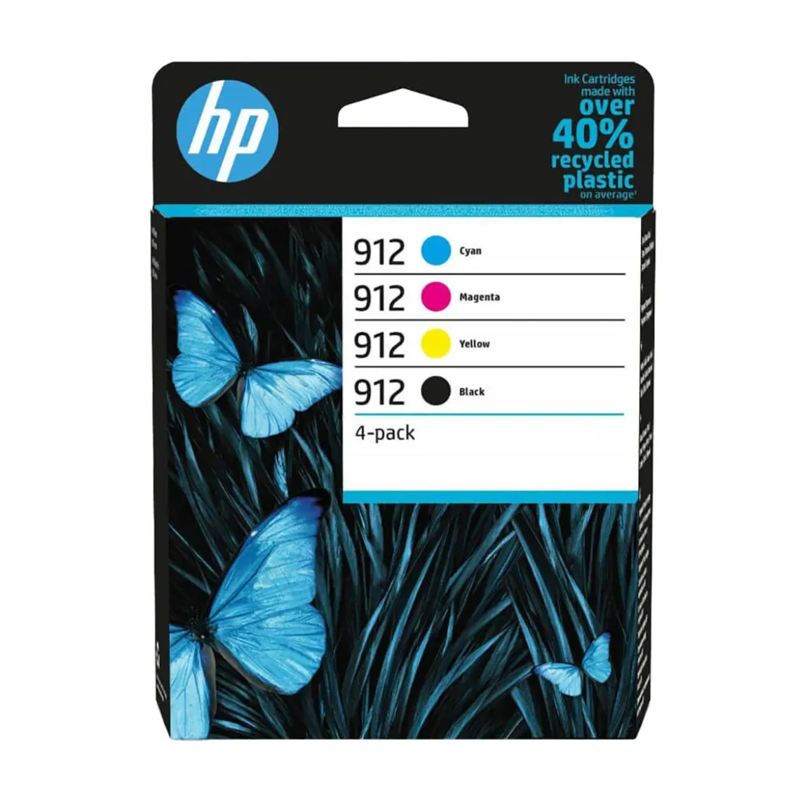 Bläckpatron HP 912 Multipack 6ZC74AE Sv/3-färg