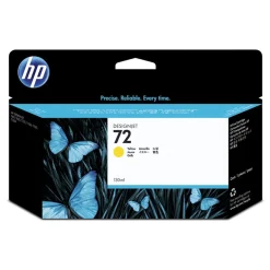 Bläckpatron HP No72 130ml C9373A Gul