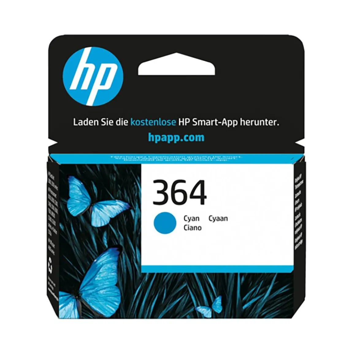 Bläckpatron HP 364 300 Sidor CB318EE Cyan