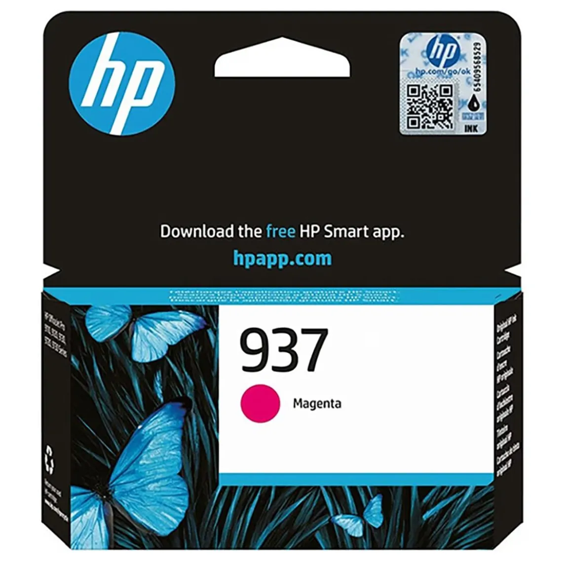Bläckpatron HP 937 800 Sidor 4S6W3NE#CE1 Magenta