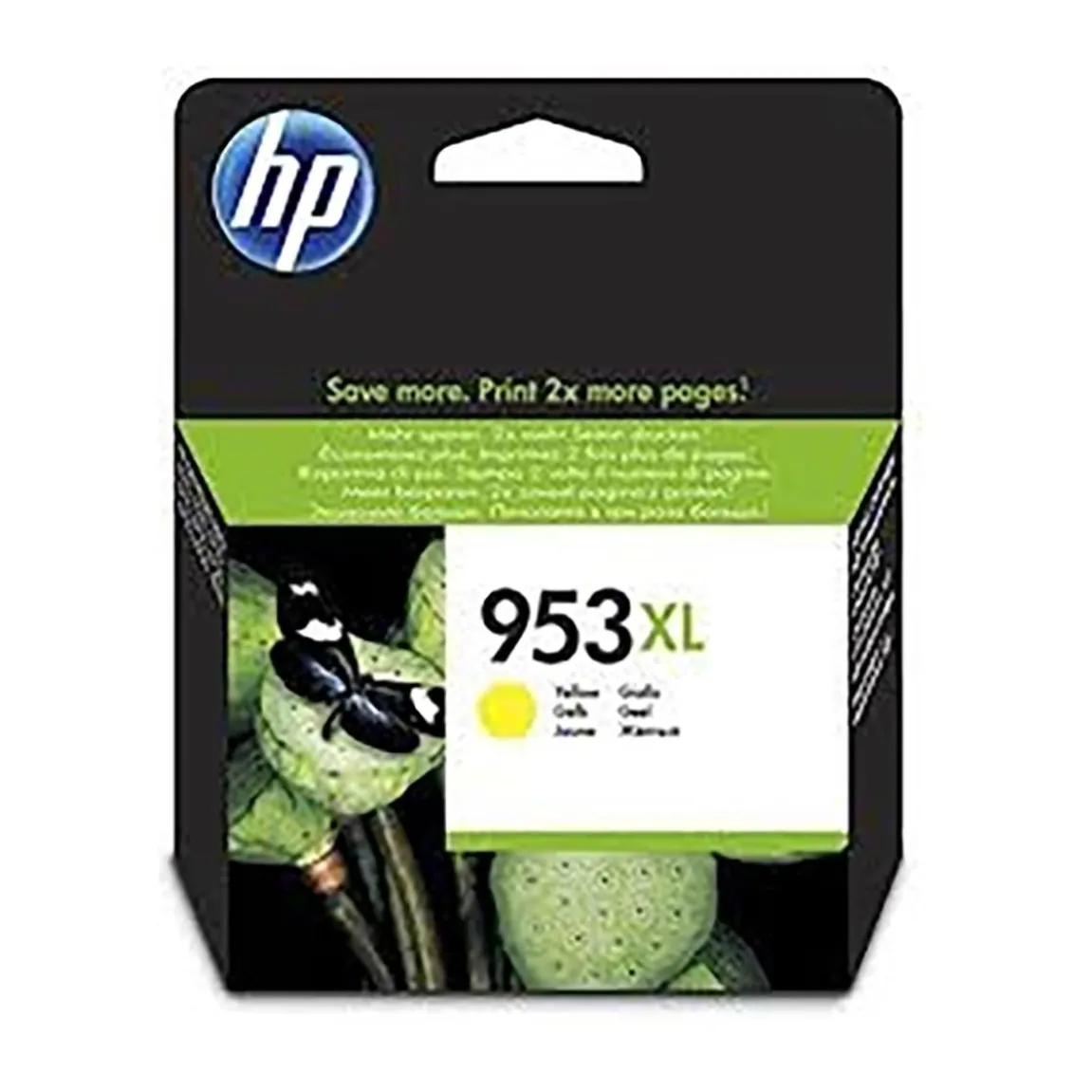 Bläckpatron HP 953XL 1450 Sidor F6U18AE Gul