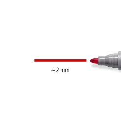 Blädderblockspenna Staedtler Lumocolor Rund 4-färger 2mm
