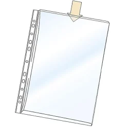 Bälgficka PP 0,18mm Transparent A4
