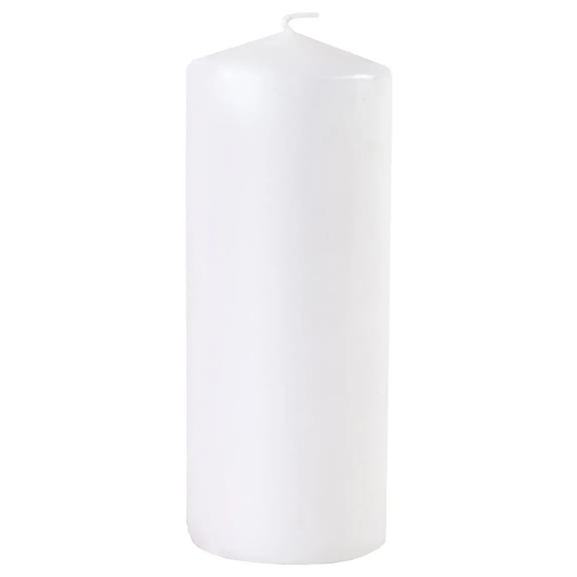 Blockljus Anton Paraffin 80h Vit 8x20cm