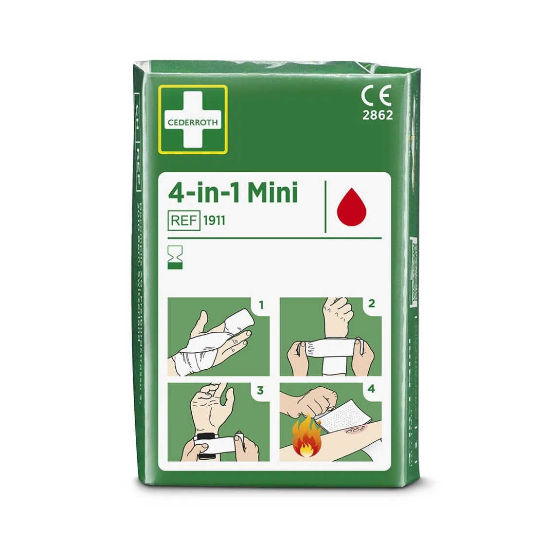 Blodstoppare Cederroth 4-in-1 Refill 1911 Liten