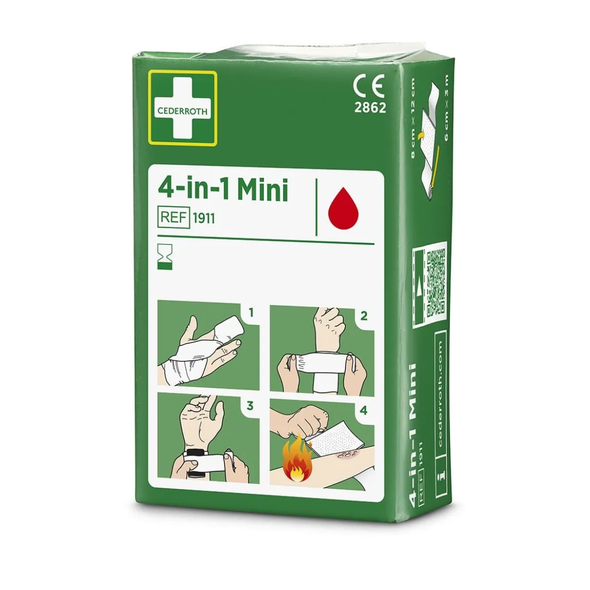 Blodstoppare Cederroth 4-in-1 Refill 1911 Liten