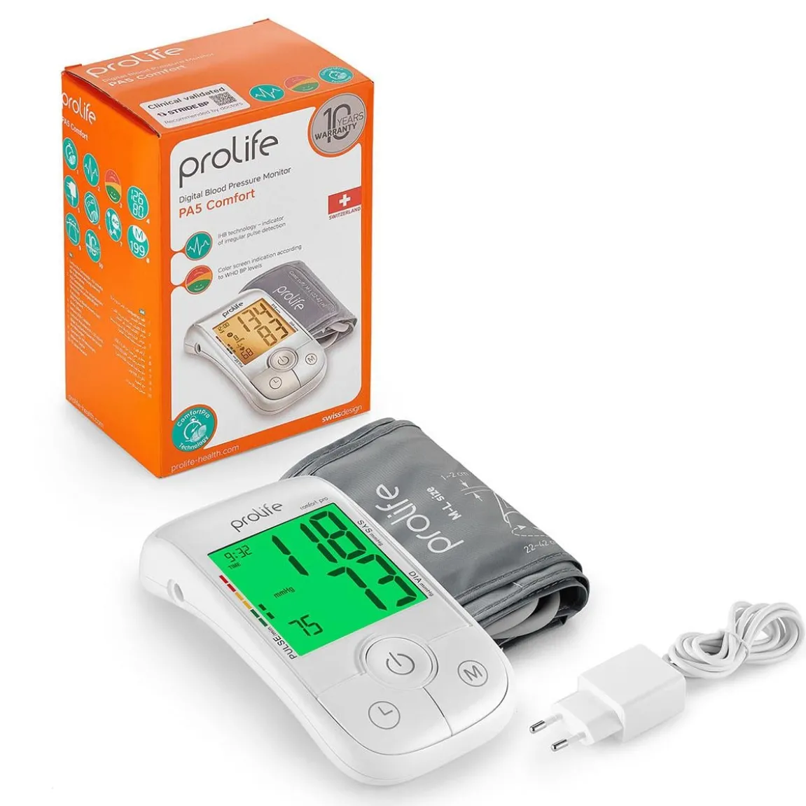 Blodtrycksmätare Prolife Digital PA5 Comfort