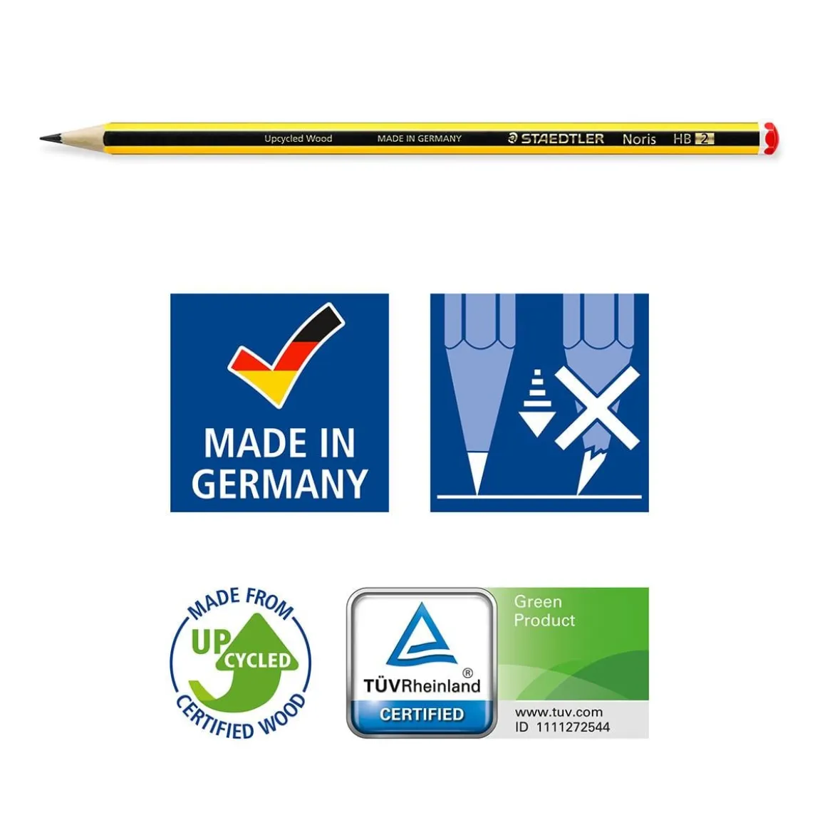 Blyertspenna Staedtler Noris 120 HB