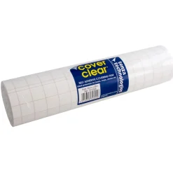 Bokplast Självhäftande 80 Mikron Blank 30 cm x 25 meter