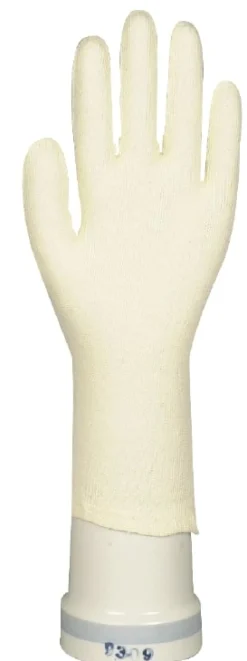 Bomullshandske OX-ON Innerhandske Natur stl 10 240mm