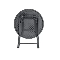 Bord Praxis Fällbart Mörkgrå/Mörkgrå 81Øx74cm