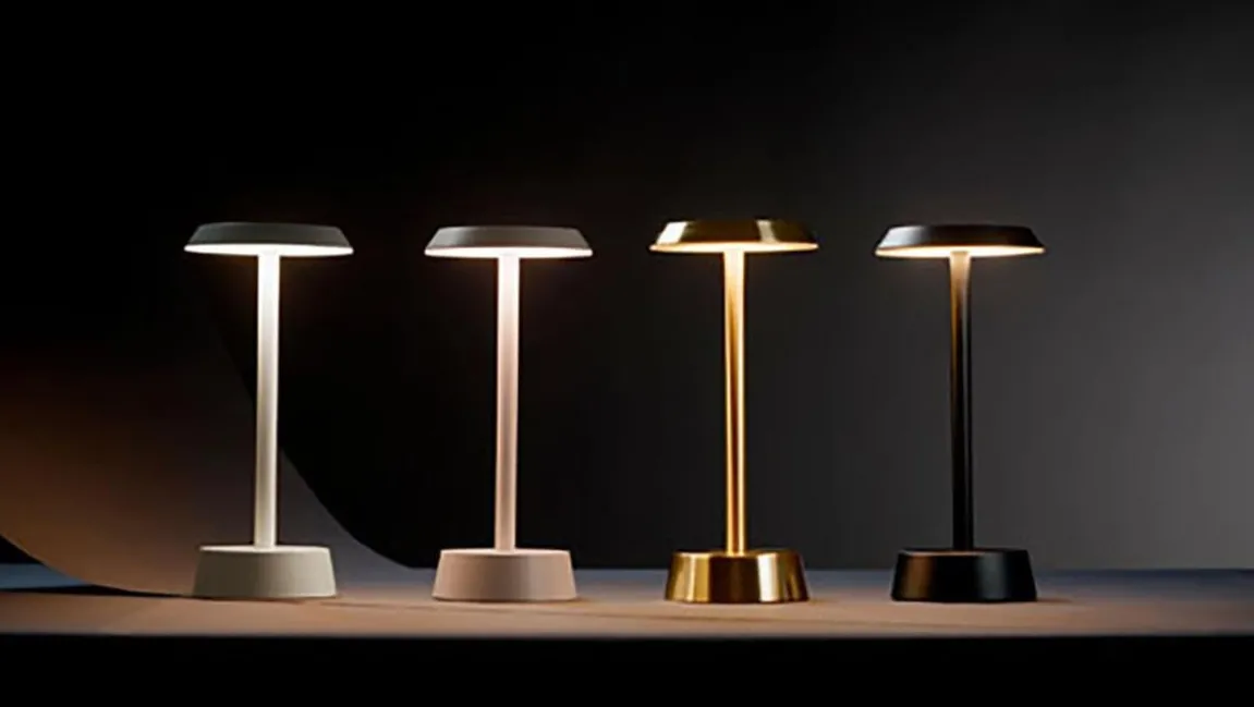 Bordslampa LED Duni Nour Rose Gold