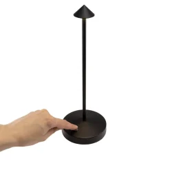 Bordslampa LED Securit Angelina Svart