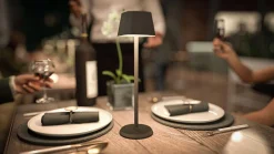 Bordslampa LED Securit Georgina Svart
