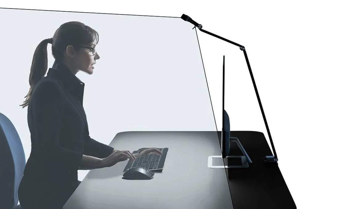Bordslampa Sun-Flex Screenlite Svart