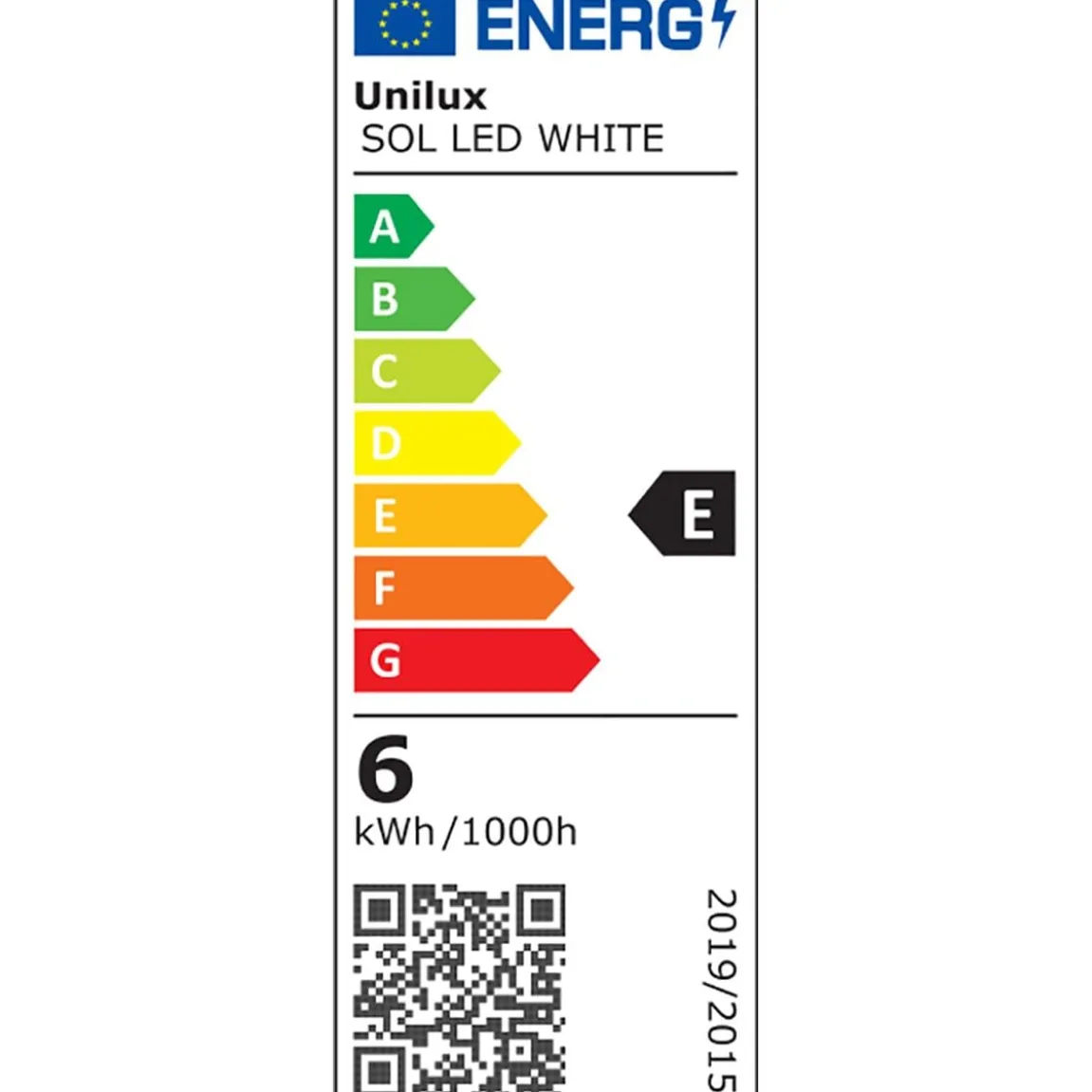 Bordslampa Unilux Sol LED vit