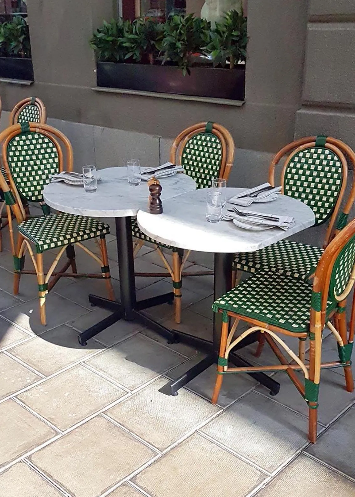Bordsskiva Stable Table Brown Wood 70x70cm