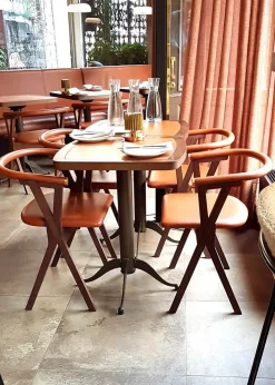 Bordsskiva Stable Table Brown Wood 110x70cm