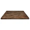 Bordsskiva Werzalit Rustbrown 70x70cm